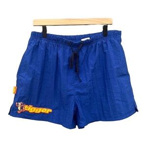vintage tigger disney swim shorts blue and yellow Winnie the Pooh